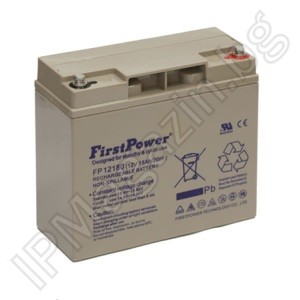 FP12180  - First Power, акумулаторна батерия, 12V, 18Ah, T8 